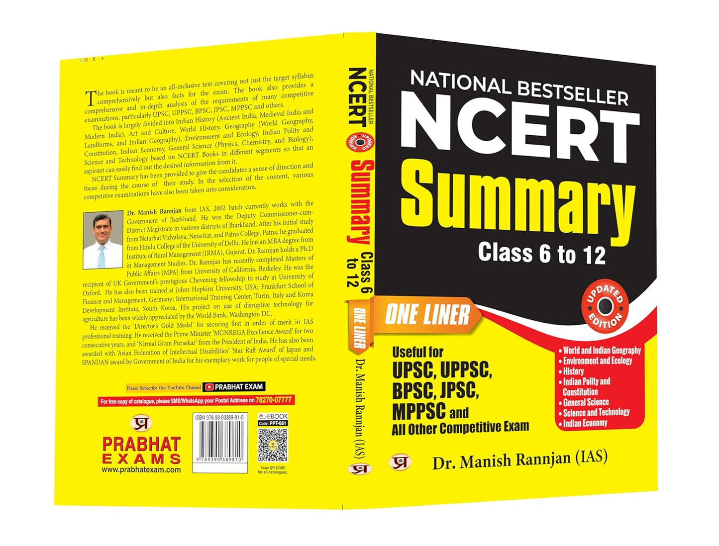 Prabhat Exam NCERT Saar Summary by Manish Ranjan(IAS) Class 6-12 | English Medium