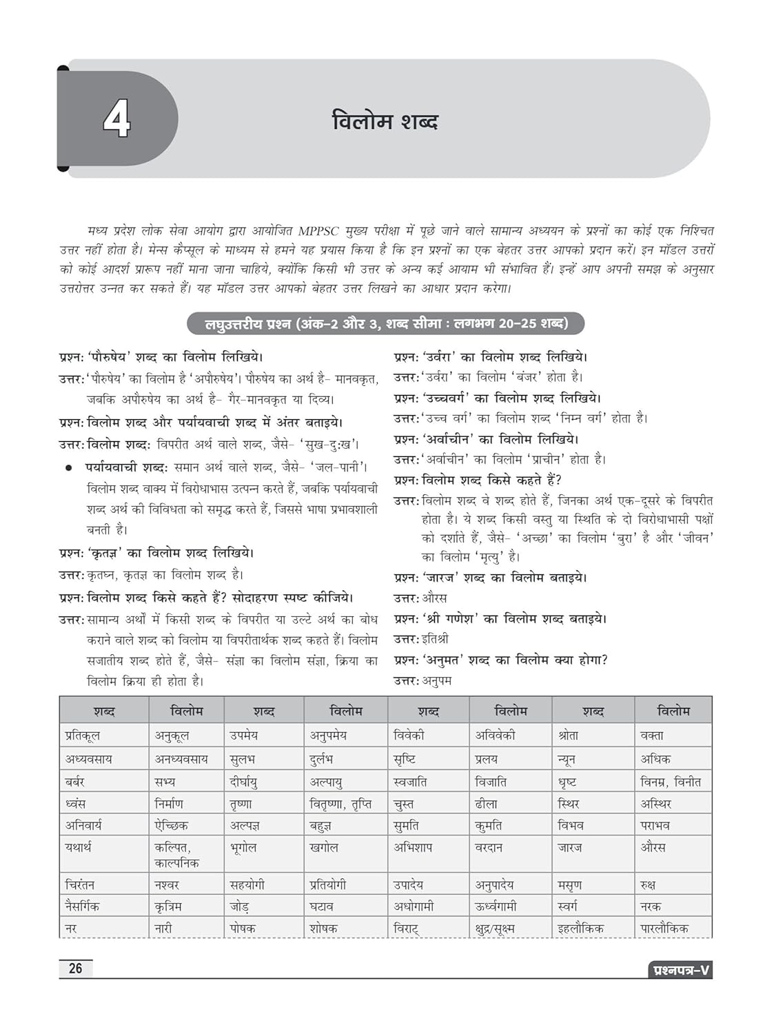Drishti IAS MPPSC Mains Capsule Samanya Hindi Evam Vyakaran (Paper-5) 2nd Edition |  Hindi Medium
