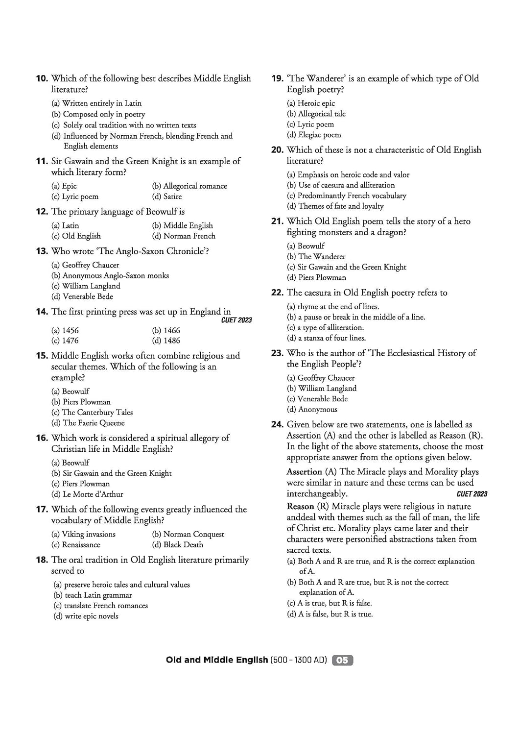 Arihant CUET PG English | Chapterwise Notes & Question Bank 2026