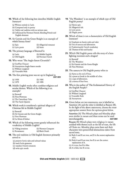 Arihant CUET PG English | Chapterwise Notes & Question Bank 2026