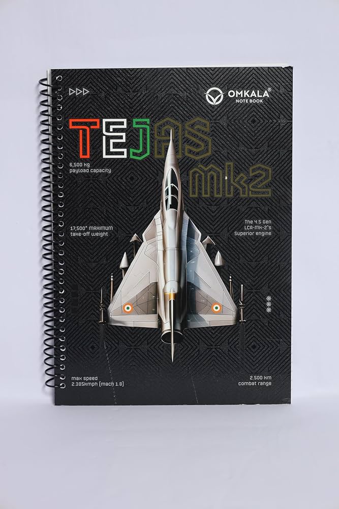 Omkala Spiral Notebook Size 29.7 × 21 cm – 500 Pages [Unruled]