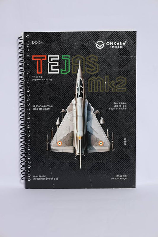 Omkala Spiral Notebook Size 29.7 × 21 cm – 500 Pages (Ruled)