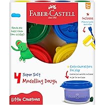 Faber-Castell Super Soft Modelling Dough (4 Colours)