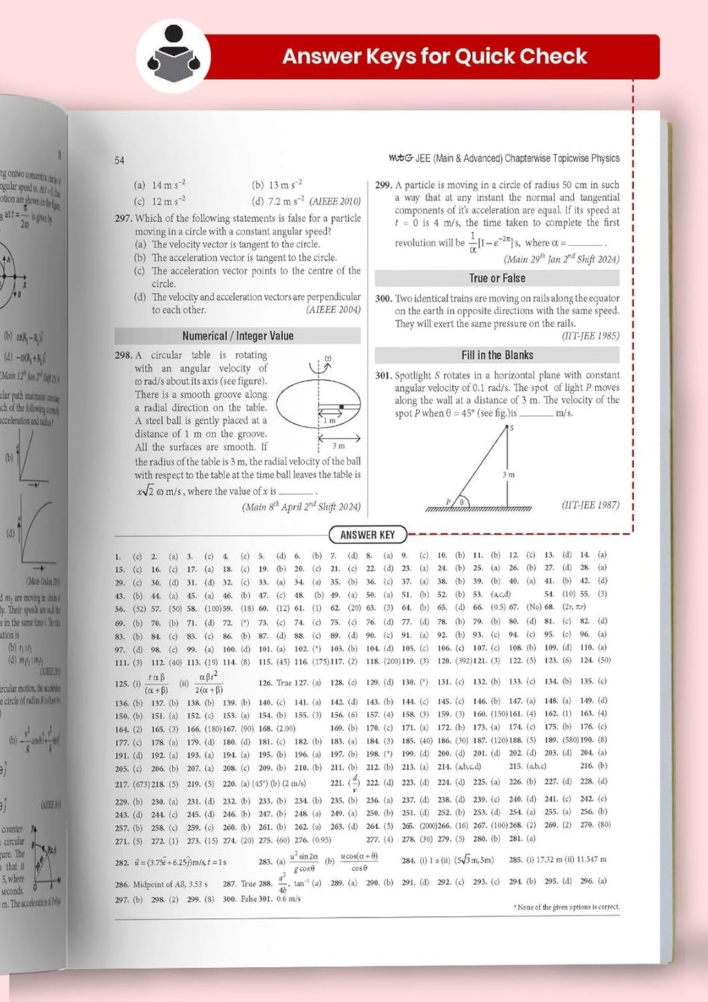 MTG - 48+24 Years Physics JEE Main & JEE Advanced (Class 11-12) Chapterwise-Topicwise Previous Years [English]