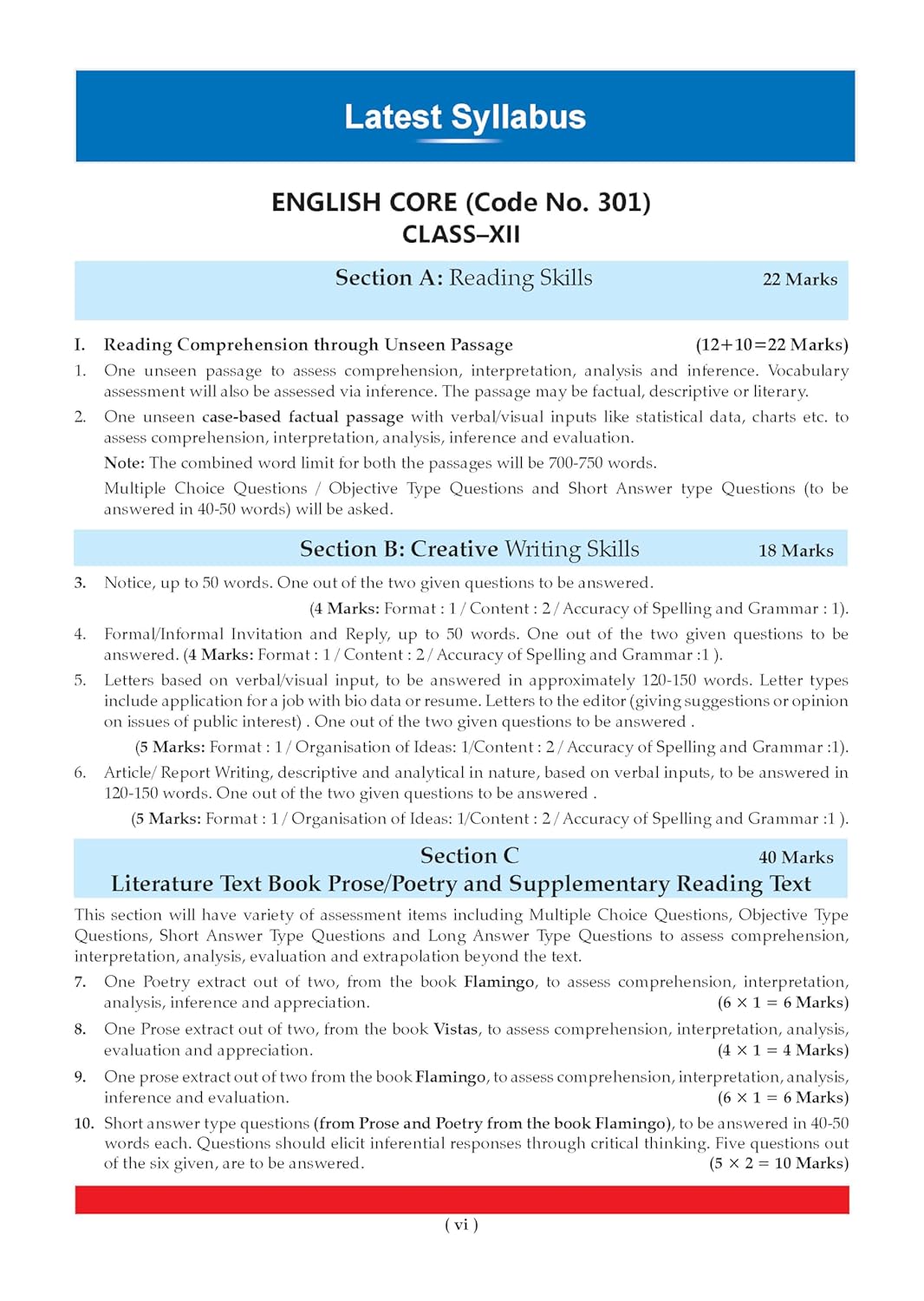 Oswaal CBSEEnglish core Question Bank  Class 12 (2017–2026) | Chapter & Topic-wise Solved Papers | Includes 2026 Papers | Latest Syllabus 2027 | English Medium