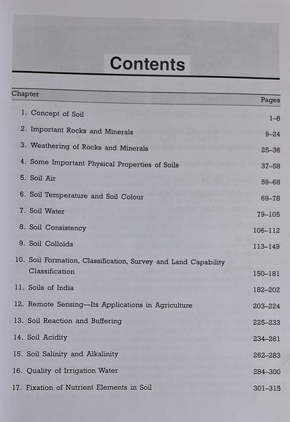 Kalyani - Introductory Soil Science by Dilip Kumar Das (English Medium)