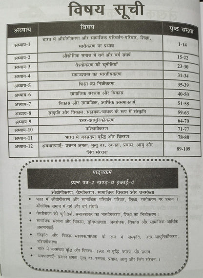 Nirman IAS – Audhyogikaran, Vaishvikaran, Samajik Vikas aur Jansankhya | MPPSC Paper-2, Part-B, Unit-4(Hindi Medium)