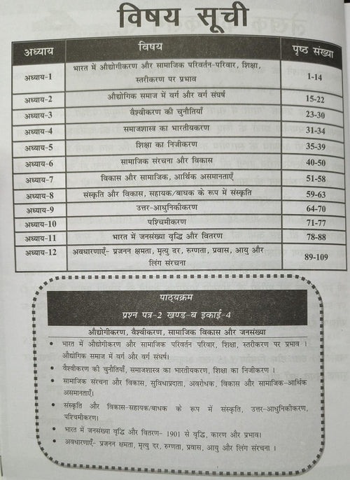 Nirman IAS – Audhyogikaran, Vaishvikaran, Samajik Vikas aur Jansankhya | MPPSC Paper-2, Part-B, Unit-4 (Hindi Medium)