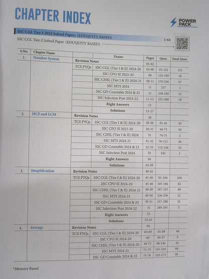 Arihant SSC Mathematics Power Pack Chapterwise 7600+ MCQ 2nd Edition (English Medium)