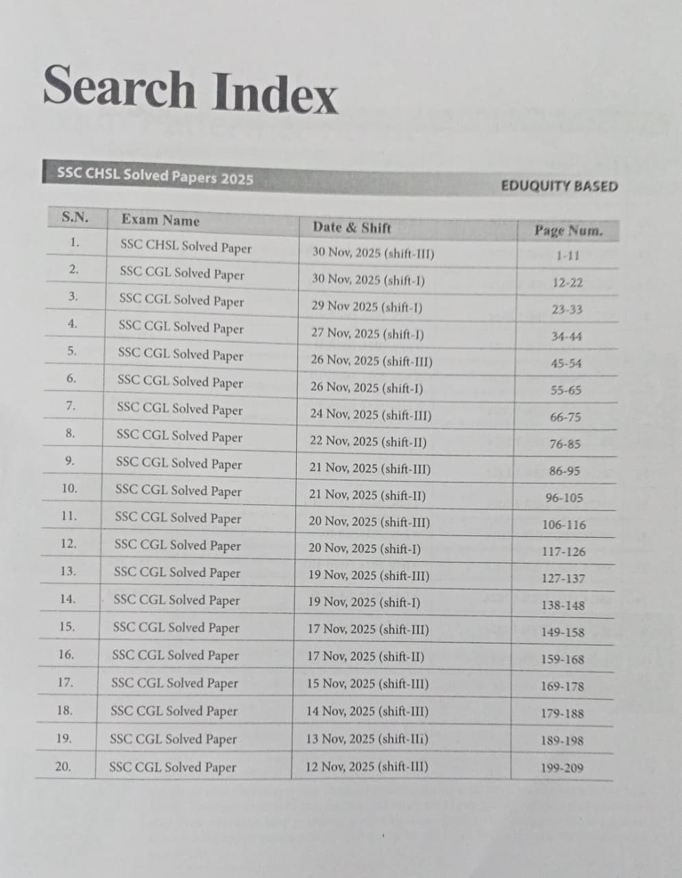 Arihant SSC CHSL 2026 Tier I 36 Solved Papers 3600+ Eduquity & TCS MCQs (English Medium)