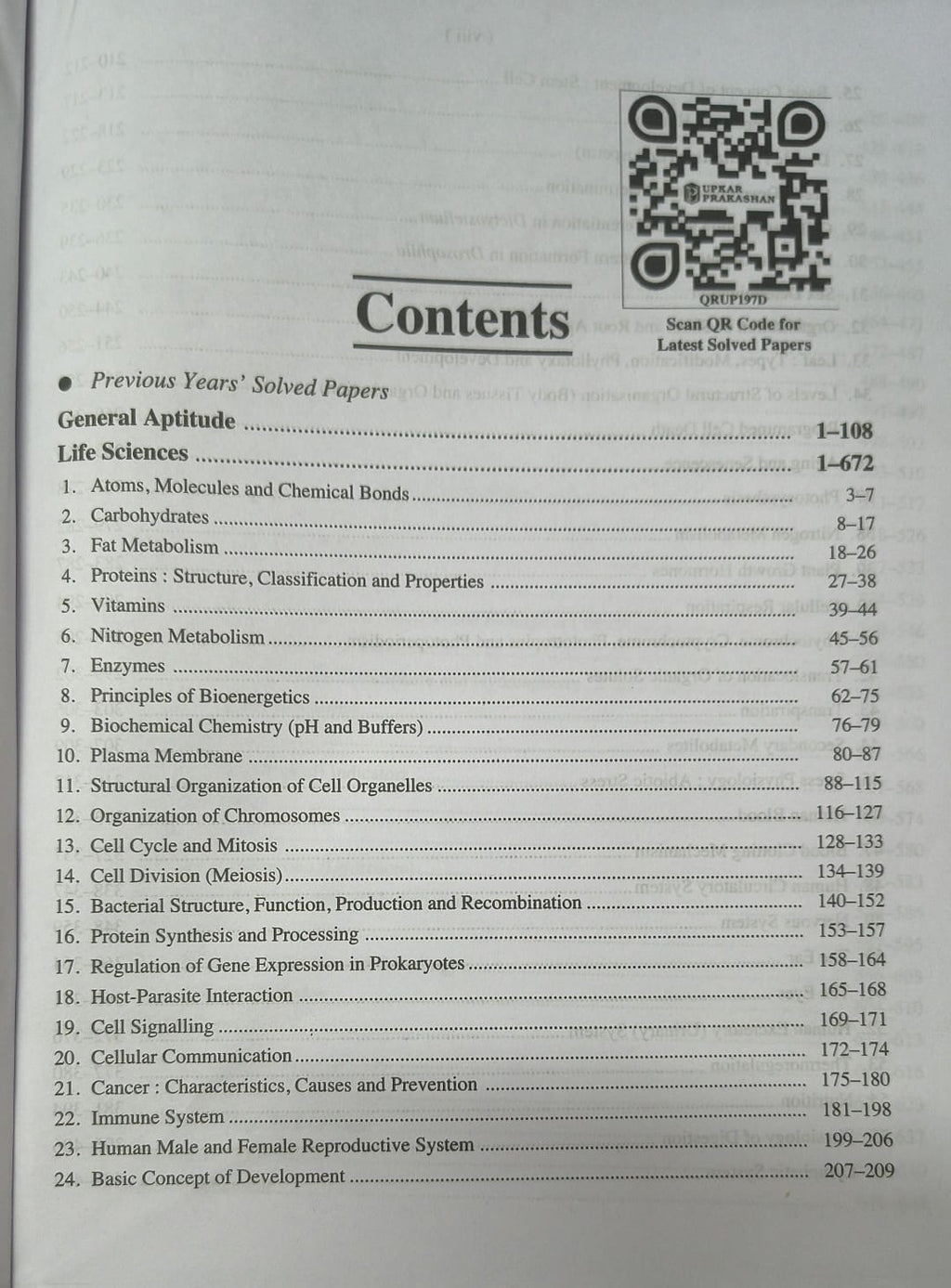 Upkar NTA CSIR-UGC NET/JRF SET Life Sciences Solved Papers (English Medium)