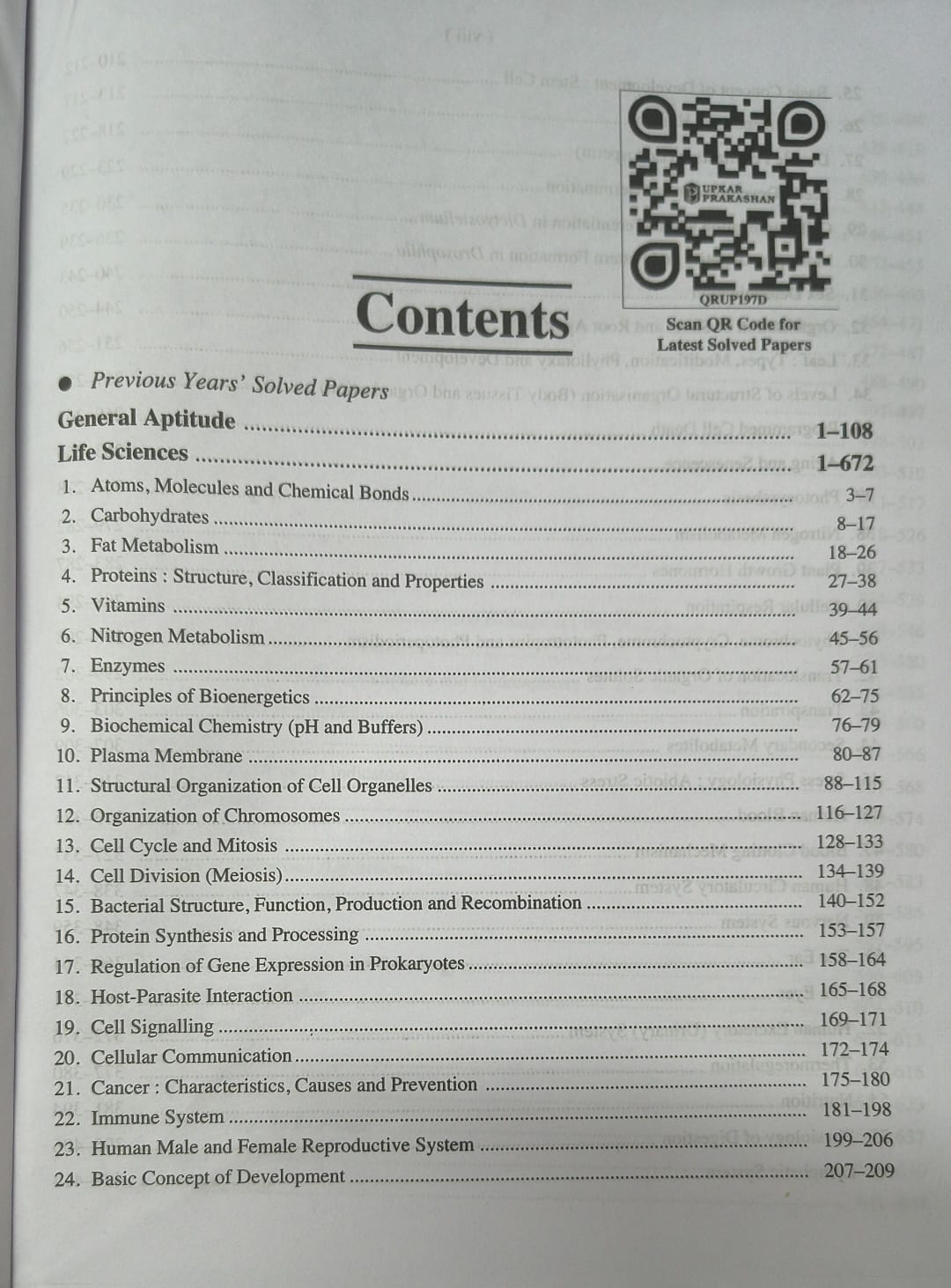Upkar NTA CSIR-UGC NET/JRF SET Life Sciences Solved Papers (English Medium)