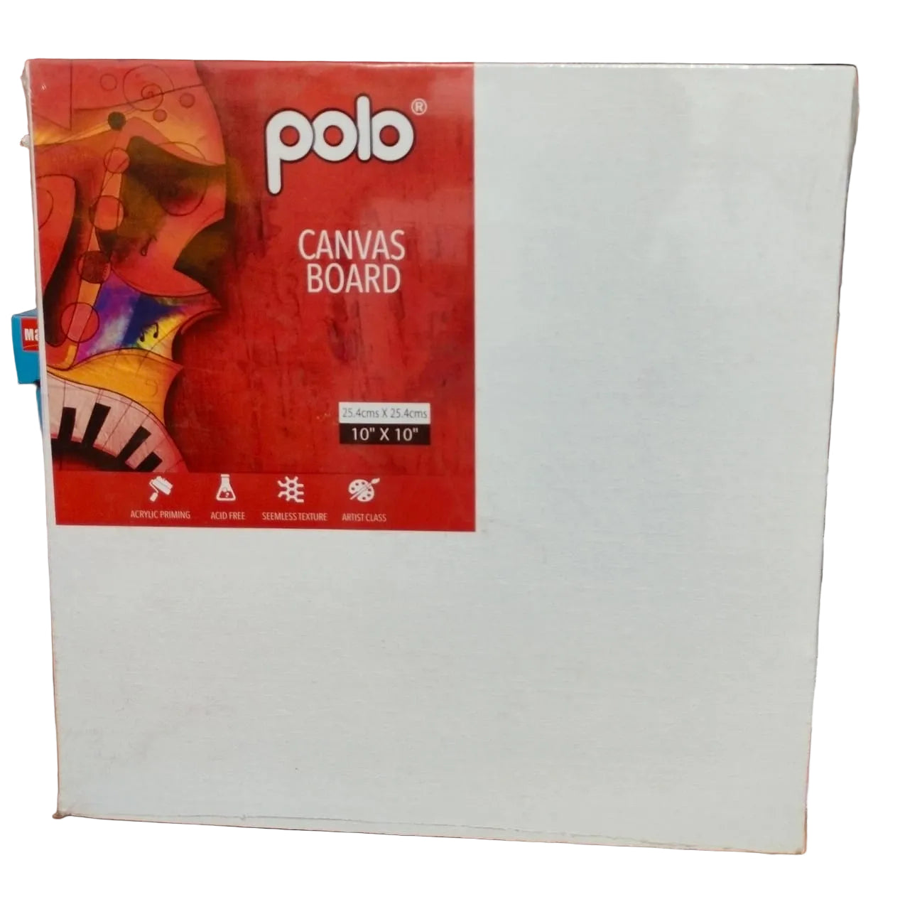 Polo Canvas Board 25.4 cm x 25.4 cm (10 x 10 Inch)