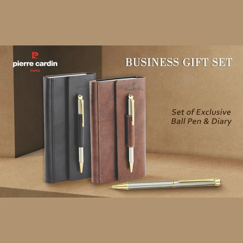 Pierre Cardin Paris Business Ball Pen & Diary Gift Set | Premium Diwali & Corporate Gift