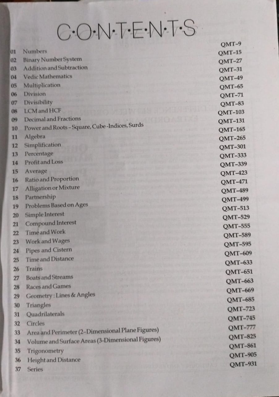 Kiran Publication Quickest Mathematics [English]