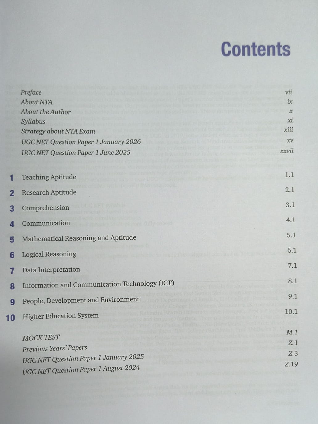 Pearson - NTA/UGC Teaching and Research Aptitude 2026 (Paper-1) by K.V.S. Madaan (10th Edition) English Medium