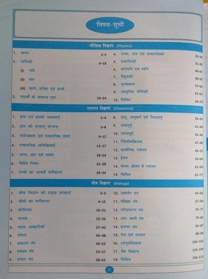 Cosmos Publication NCERT Vastunishth Samanya Vigyan [Hindi]