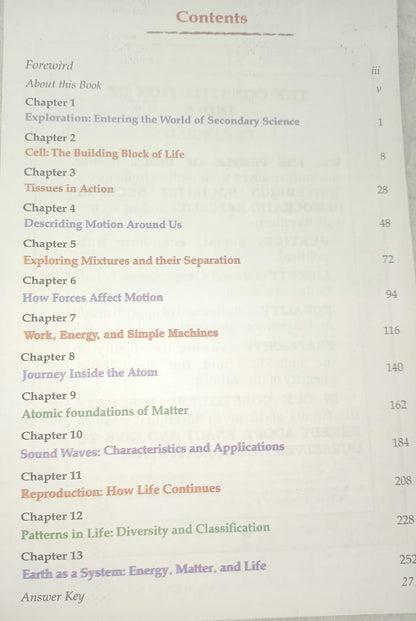 Exploration Class 9 Science Textbook NCERT Book for Class 9th 2026-27 (English)