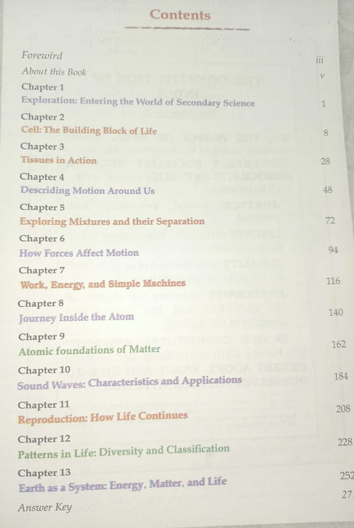 Exploration Class 9 Science Textbook NCERT Book for Class 9th 2026-27 (English)