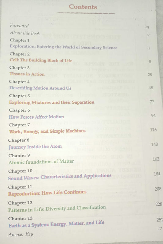 Exploration Class 9 Science Textbook NCERT Book for Class 9th 2026-27 (English)