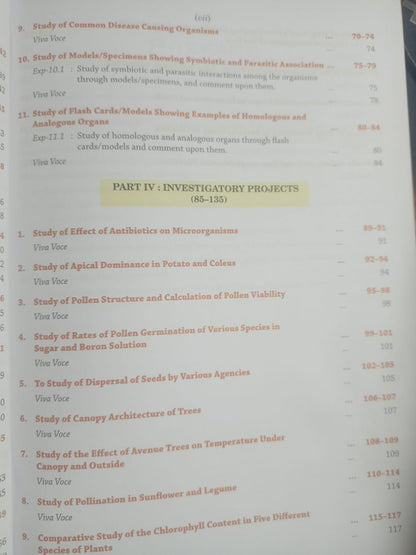 Laxmi Laboratory Manual in Biology – Class 11 th (English Medium)