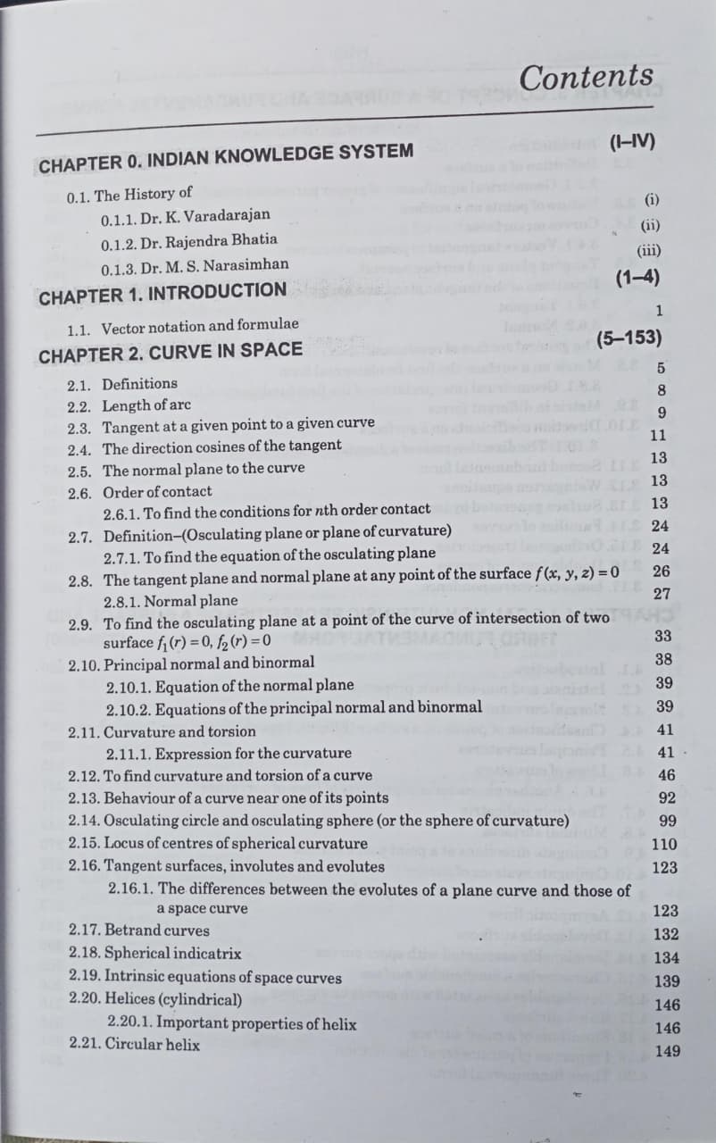 Shree Shiksha Differential Geometry By Dr. H.K. Pathak & J.P. Chauhan (English Medium)