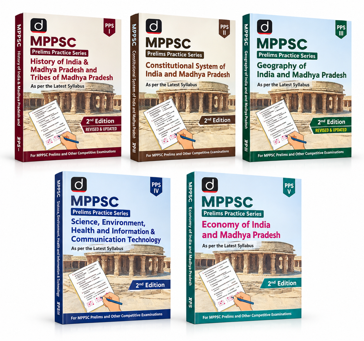 Drishti MPPSC Prelims Practice Series 5 Books Combo (English Medium)