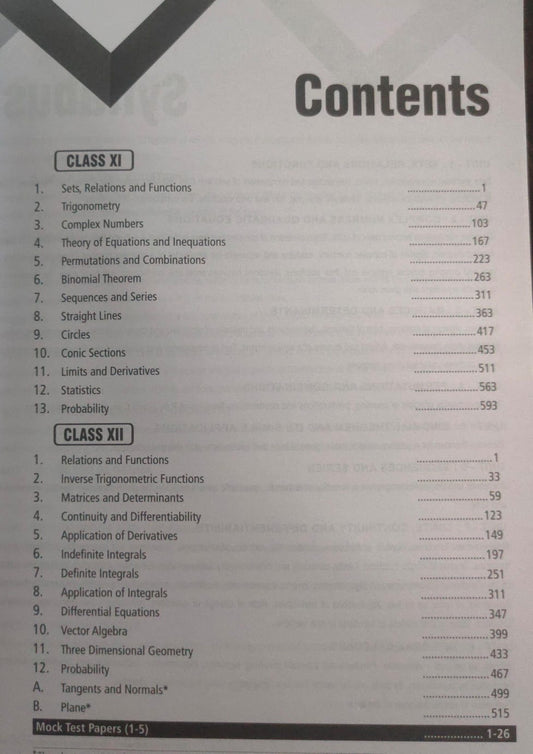 MTG JEE Main Mathematics by R.K. Tyagi  [English]