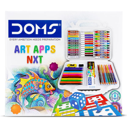 Doms Art Apps Nxt Kit With Plastic Carry Case (Combination of 9)