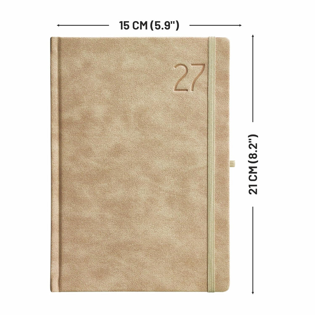 Anupam Blaze 2027 Premium A5 Diary | Luxury Diwali & Corporate Gift | Beige