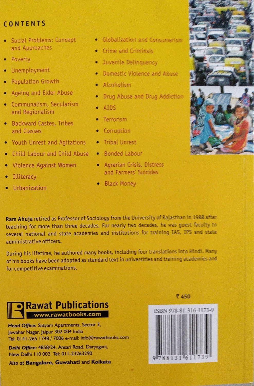 Rawat Publications Social Problems in India (4th Edition) by Ram Ahuja | English Medium