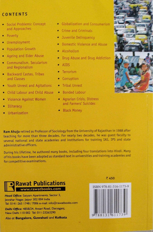 Rawat Publications Social Problems in India (4th Edition) by Ram Ahuja | English Medium