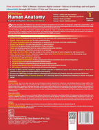 CBS B D Chaurasia's Human Anatomy Volume 1 (11th Edition) with Free Workbook and Mind Maps (English Medium)