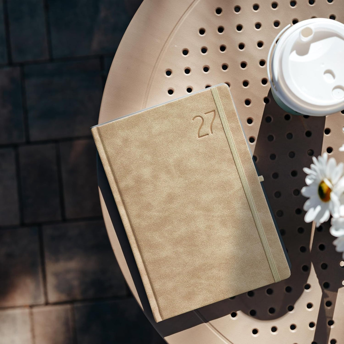 Anupam Blaze 2027 Premium A5 Diary | Luxury Diwali & Corporate Gift | Beige