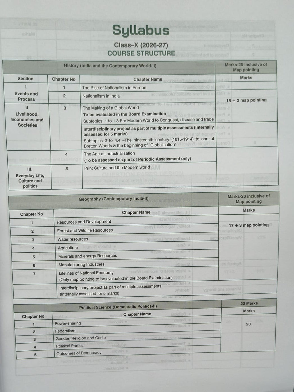 VK Global Xamidea Social Science Class 10th 2026–27 Edition (English Medium)