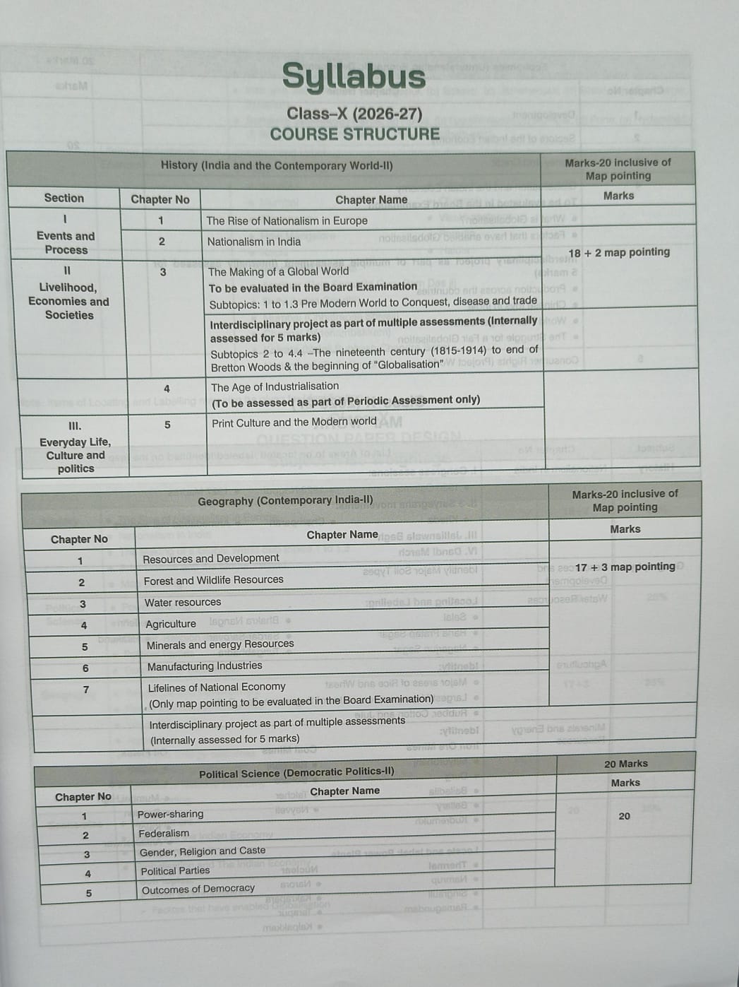VK Global Xamidea Social Science Class 10th 2026–27 Edition (English Medium)