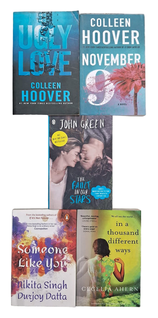 Romantic & Contemporary Fiction Set (5 Books) English Novels