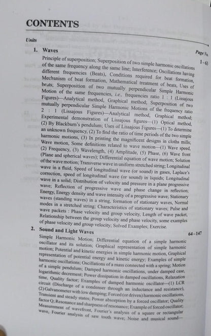 Shivalal Unified – Physics  Paper–1 – B.Sc. 2nd Year (By R.P. Goyal)[English]