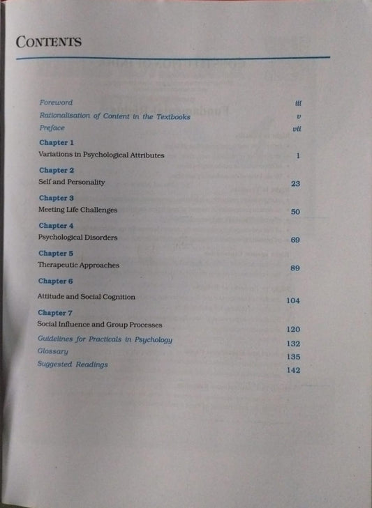 NCERT Psychology – Class 12 Comprehensive Guide