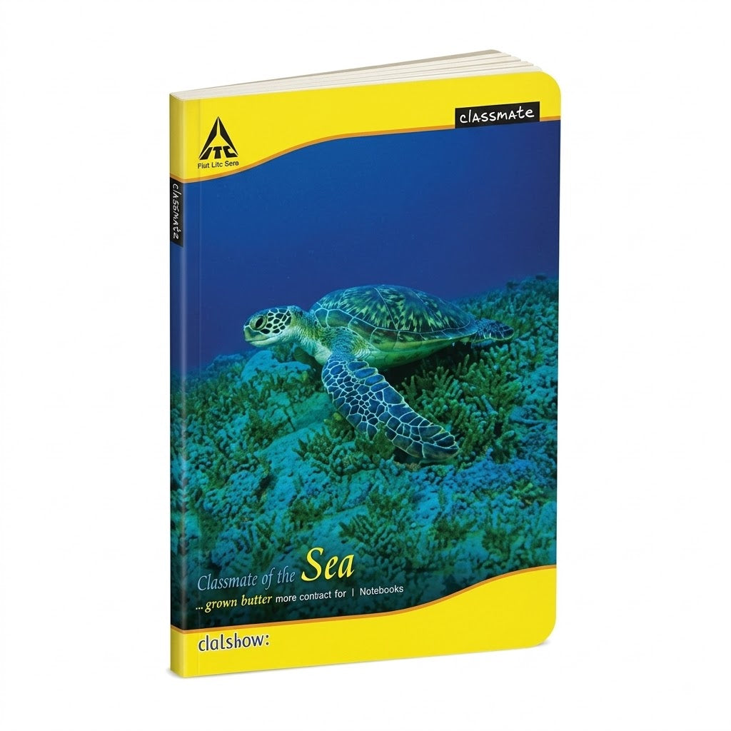 Classmate Exercise Notebook 240 Pages A4 Size (29.7 x 21 cm) | Single Line Ruled | Soft Cover (Design May Vary)