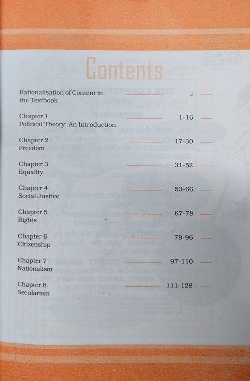 NCERT - Political Theory (Class-11th) English Medium