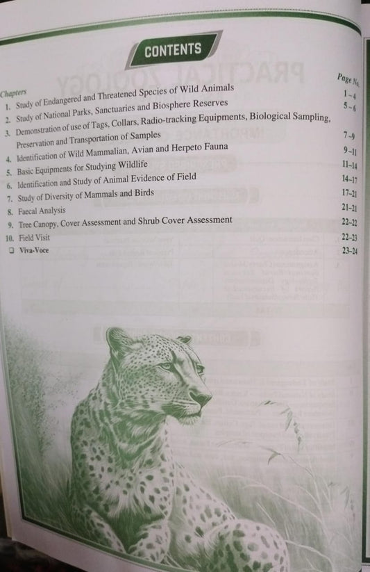 Shivalal Practical Zoology B.Sc. 3rd Year Paper-2 Group A [English]