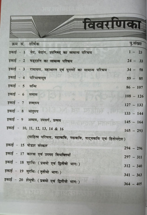 SANSKRIT MP Varg 2 Sanskrit Handwritten Notes by Dr. Kiran Chaudhary (HM)