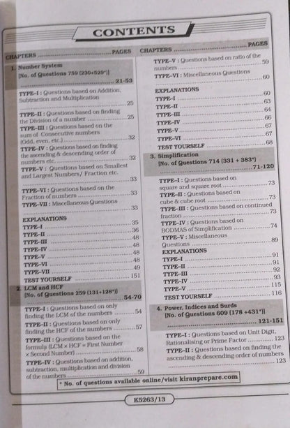 Kiran Publication SSC Mathematics [English]