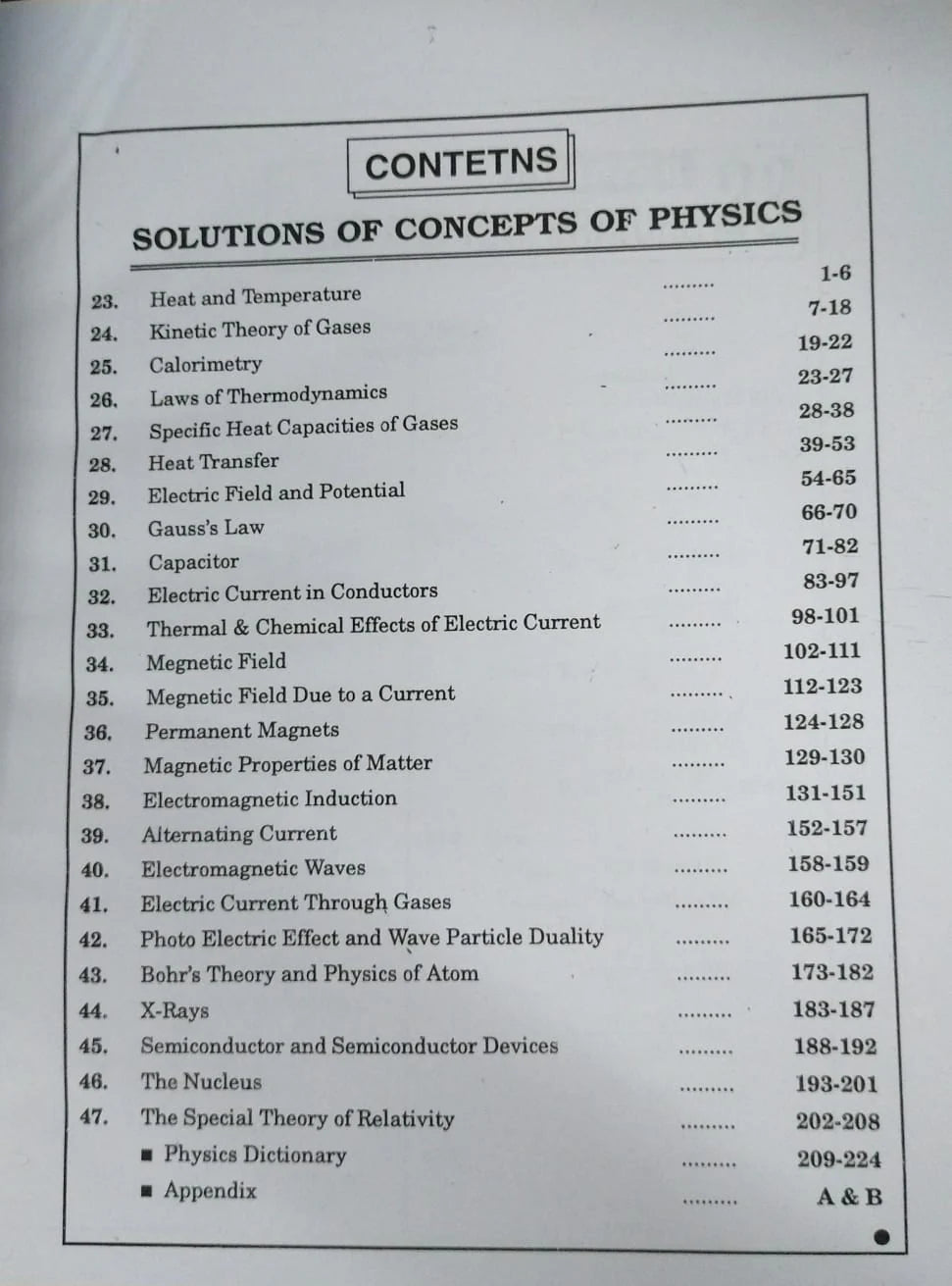 Raj Publication Solutions Combo for Concepts of Physics (Vol. 1 & 2) By H.C. Verma – (English Medium)