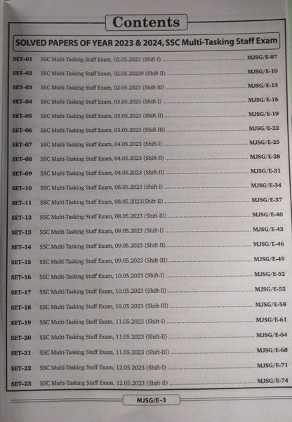 Kiran SSC MTS General Awareness Solved Papers 101 Sets (English Medium)
