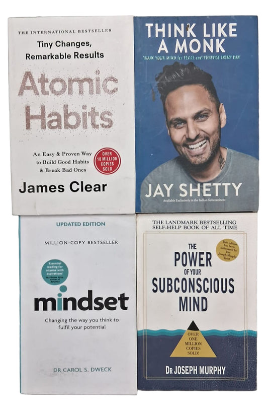 Self-Growth & Motivational Reads Bundle (4 Books) English Novels