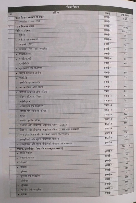 (Pre Order) Nirman IAS MPPSC Sahayak Kulsachiv Vishwavidyalaya Shiksha evam Prashasan Part 1 | Units 1, 3, 4, 5, 9 (Hindi Medium)