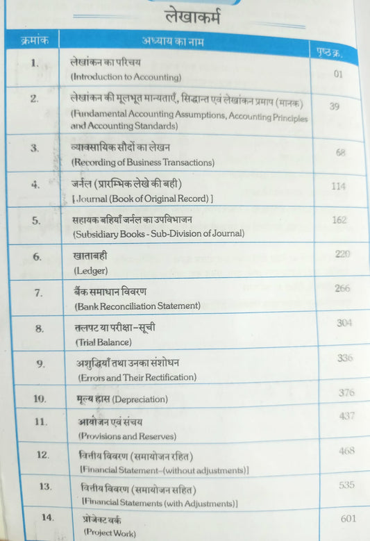 GBI Publication Lekhakarm (Vittiya Lekhankan) Class 11 | 2026 NCERT/CBSE | By B.K Kumawat (Hindi Medium)
