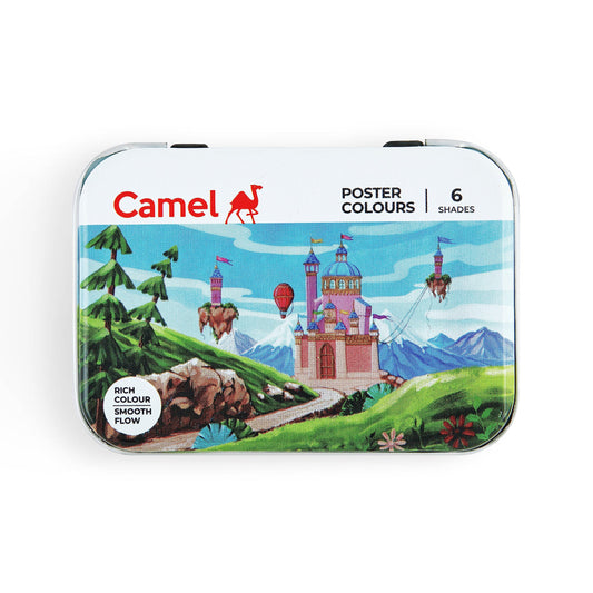 Camel Poster Colours 6 Shades | Bright & Vibrant Colours
